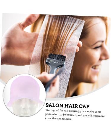 Ipetboom 1 Set Hair Color Highlighter Cap Hair Styling Tools with Hook Dye Mixer Bowl Hair Bleaching Cap Hair Frosting Cap Hat Dye Caps Clamshell Hairdressing Cap To Weave Pink 22X16X1CM Pink - Buy Online on GoSupps.com