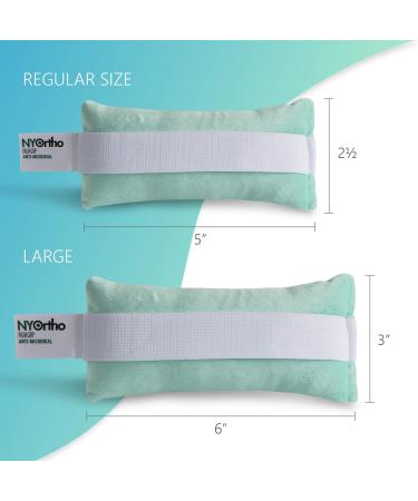 NYOrtho Palm Grips Hand Contracture Cushions with Elastic Band - Sweat Resistant & Machine Washable - Regular 2 Pack - Buy Online on GoSupps.com