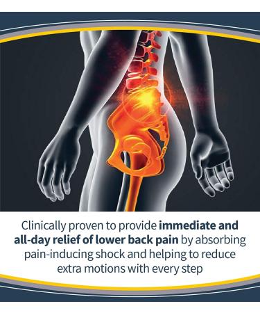 Dr. Scholl's Lower Back Pain Relief Orthotics - Immediate & All-Day Relief (Men's 8-14, Women's 6-10) - Buy Online on GoSupps.com