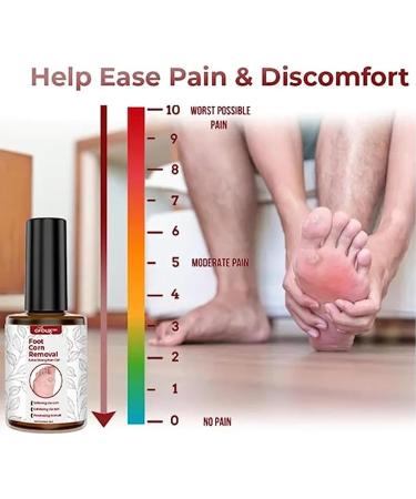 UIWLLOUC GFOUK Foot Corn Removal Gel 10ml - Extra Strength Liquid for Corn Removers - 2pcs - Buy Online on GoSupps.com