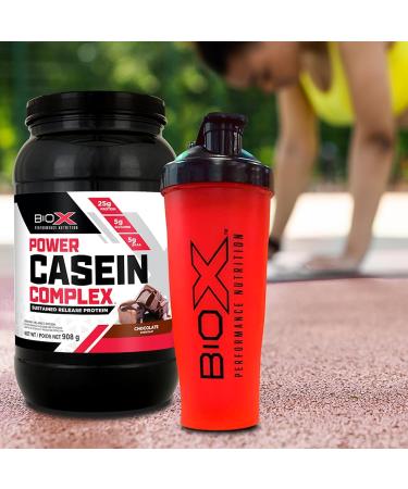 BioX Power Casein Complex | Sustained Slow Release Micellar Casein Protein Powder | 25g Protein 5g Glutamine 5g BCAAs Low Carb Low Sugar | Slow Digesting Whey Protein | 26 Servings 2LB (Vanilla) Vanilla 26 Servings (Pack of 1) - Buy Online on GoSupps.com