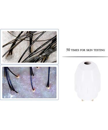 Skin Hair Analyzer 5 Inch Screen Skin Diagnosis Scanner 50x Lens and 200x Lens Detect Various Skin Scalp Hair and Follicle Issues Suitable for Beauty Salons/Skin Management Institutions - Buy Online on GoSupps.com