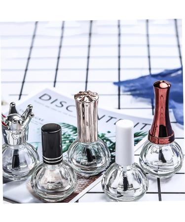  Mikinona Mikinona 6 Pieces Nail Polish Transparent Bottle Nail Gel Polish Nail Rest Holder Pot Mix Nail Polish Organizer Container - Buy Online on GoSupps.com