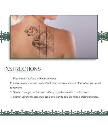 30ml Spray de D tatouage Dissolvant de Pigment de Tatouage Cr me De Retrait De Tatouage D'extrait De Plante Naturelle dissolvant de Tatouage Doux et s r pour la Plupart des Types Gr n - Buy Online on GoSupps.com