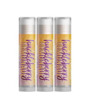 Delight Naturals Huckleberry Lemonade Lip Balm - Set of Three
