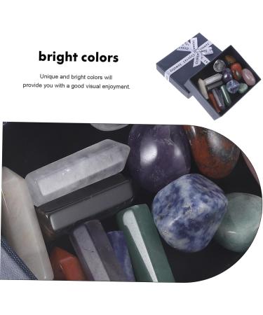 Buy Irregular Crystal Gem Set | Natural Mineral Stones Home Decor | Unique Ornamental Stones for Learning & Decoration - Buy Online on GoSupps.com