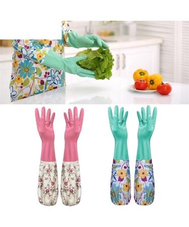 SEPTAM Cleaning Gloves Colored Latex Lengthened Household Gloves For Washing Dishes And Clothes Durable And Special For Cleaning - Buy Online on GoSupps.com
