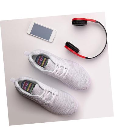 3 Pairs Absorbent Shoe Insoles - Arch Support Sweat-Absorbing Cushions Shock-Absorbing Inserts - Flat Foot Pad for Enhanced Comfort - Size 2 - Buy Online on GoSupps.com