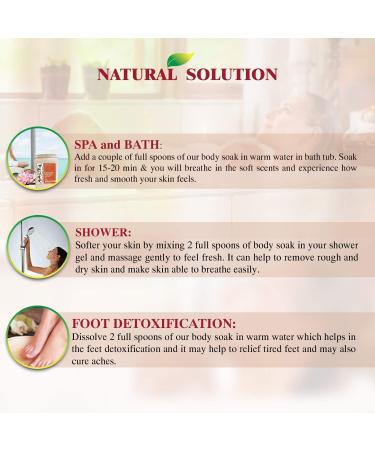 Organic Blood Orange Foot Soak Therapy - 3lbs Bath Salt for Joint & Muscle Relief - Buy Online on GoSupps.com