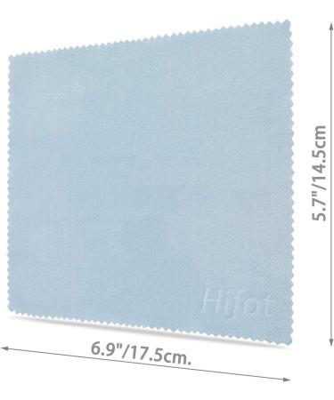 Hi-Fot Microfiber Glasses Cleaning Cloths - 12 Pack for Glasses Sunglasses Cameras & Tablets | Multicolor 5.7x6.9 & 14.5x17.5 cm - Buy Online on GoSupps.com