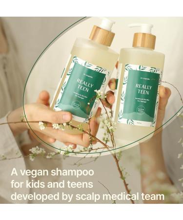Dr. Orgahills Really Teen Shampoo 16.9 oz | Vegan Dandruff & Frizzy Hair Treatment for Kids & Women | Non-Toxic Plant-Derived Ingredients - Buy Online on GoSupps.com