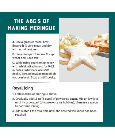 Judees Meringue Powder Mix 11.4 oz - Gluten-Free & Nut-Free - Ideal for Baking & Decorating - No Preservatives - Perfect for Meringue Cookies, Pies, Frosting & Royal Icing - 11.4 Ounce Pack - Buy Online on GoSupps.com