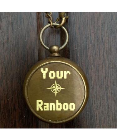 Customized Dream SMP Compass Necklace for MCYT Fans | Personalized Ranboo, Tubbo, Tommy Logo | Minecraft Gift with Working Compass - Buy Online on GoSupps.com