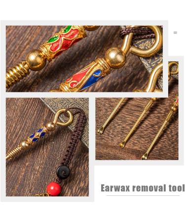 3Pcs Micro Mini Scoop Earwax Removal Kit - Tiny Gold Set Lab Spatula for Glitter Mica, Cleaning Tools - Buy Online on GoSupps.com