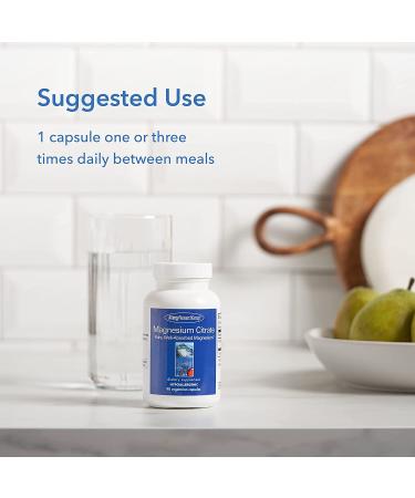 Allergy Research Group Magnesium Citrate - 90 Vegetarian Capsules for Enhanced Wellness - Buy Online on GoSupps.com