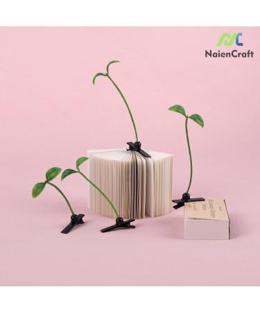 NaienCraft Pack of 20 Green Plant Hair Clips - Bean Sprout & Pea Hairpin Barrettes for Women and Girls - Buy Online on GoSupps.com