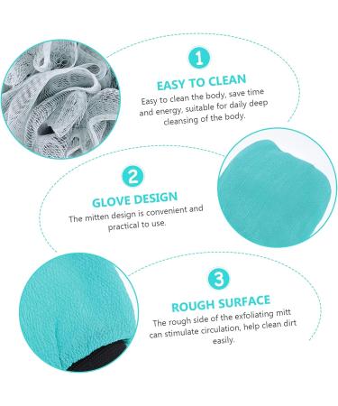 FRCOLOR 2 Sets Bath Set for Men - Body Scrub, Scrubber, Loofahs, Exfoliating Pad, Shower Gloves, Bubble Making Net - Bathroom Supplies for Clean and Refreshed Skin - Buy Online on GoSupps.com