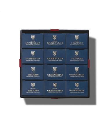 Caswell-Massey Heritage Collection Year Of Twelve Soap Set - Jockey Club, Newport & More for Men & Women - 5.8 Oz (12 Bars) - Tricorn 12 Count - Buy Online on GoSupps.com