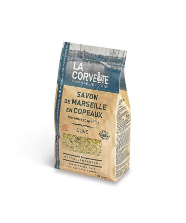La Corvette Savon de Marseille en Copeaux Olive 750 g Sans parfum 750 g (Lot de 1)