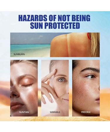 SPF 50 Sunscreen Cream SPF 50 Face Moisturiser Ultra Light UV Protetion Sun Cream Waterproof Korean Sunscreen Non-Greasy Body & Face Sunscreen for Oily Skin Travel Size SPF 50+ PA++++ Suncream - Buy Online on GoSupps.com