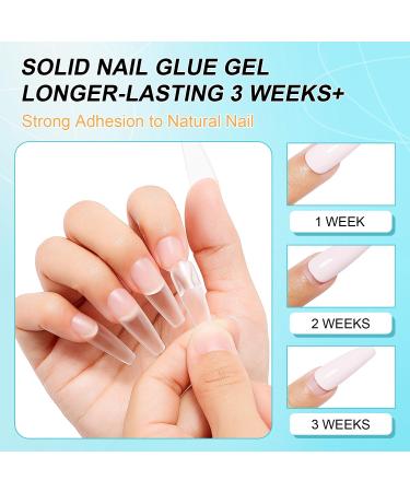 AIMEILI Fixed Nail Glue - Solid Assembly Gel for Nail Extensions & Builder Set | Strong Adhesion Gel for Gel Nail Kits - Buy Online on GoSupps.com