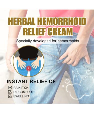 Natural Herbal Hemorrhoid Cream Hemorrhoid Cream Hemorrhoids Ointment Anal Cream Natural Healing Hemorrhoid Fissure Bleeding Natural Fast Pain Relief Cream (1PCS) - Buy Online on GoSupps.com