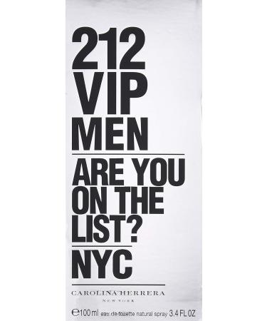 212 VIP Eau De Toillette Spray - 3.4 oz - Buy Online on GoSupps.com