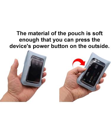 Buy Red Single Shoulder Pouch with Clear Window for Tandem t:Slim X2 Insulin Pump - International Shipping Available - Buy Online on GoSupps.com