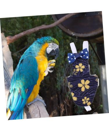 BCOATH Parrot Diaper - Reusable Bird Flying Suit & Nappies for Parakeets & Cockatiels | Perfect Flight Costume & Pee Pad - Buy Online on GoSupps.com