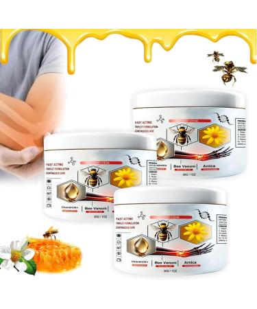 3 pieces Bee Venom Cream Todahof Bee Venom Ointment Against Pain Bee Venom Pain Cream Joint Treatment Cream Bee Venom Pain Cream - Buy Online on GoSupps.com