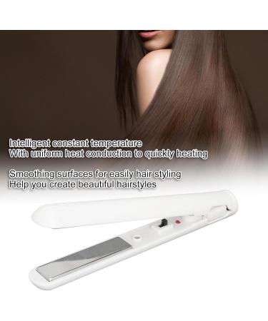 Buy Portable Hair Straightener - Flat Iron for Even Heating & Constant Temperature - Ideal for Hair Bangs (White) - International Shipping Available - Buy Online on GoSupps.com
