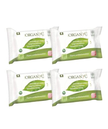 Organic Cotton Intimate Care Cloths | 100% Certified Organic - 80 Pieces + Hygiene Tie - 40 Bundle - Buy Online on GoSupps.com