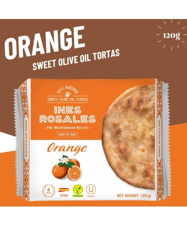 Ines Rosales Sweet & Savoury Olive Oil Tortas Pick N Mix - Choose From 5 Flavours | Original Orange Rosemary & Thyme Lemon Cinnamon Spanish Tortas-Snacks 120g - Pack of 2 120 g (Pack of 2) - Buy Online on GoSupps.com