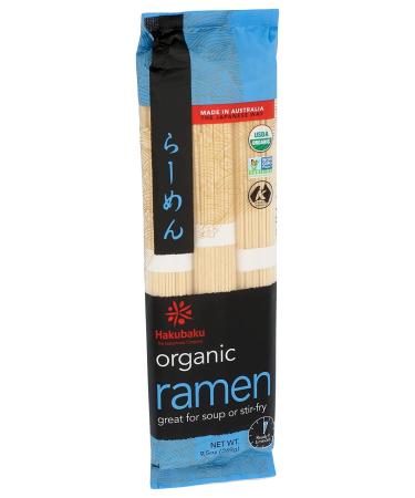 Hakubaku Organic Ramen Noodles 9.5 oz - Authentic Japanese Noodles (Pack of 1) - Buy Online on GoSupps.com