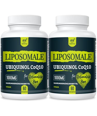 Liposomal ubiquinol vegan coq10 1000 mg good usability the active form of COQ10 powerful antioxidant 120 pieces (2-pack) 60 pieces (2 pack) - Buy Online on GoSupps.com