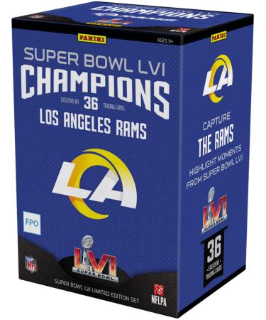 Los Angeles Rams Panini Super Bowl LVI Champions Team Box Set