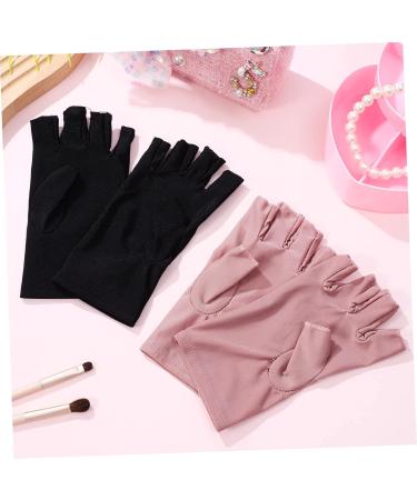 POPETPOP 10 Pairs Uv Gloves Nail Molding Gel Nail Accessories Nail Art Gloves Uv Manicure Gloves Hand Gloves for Protection Nail Gel Manicure Tools Cotton - Buy Online on GoSupps.com