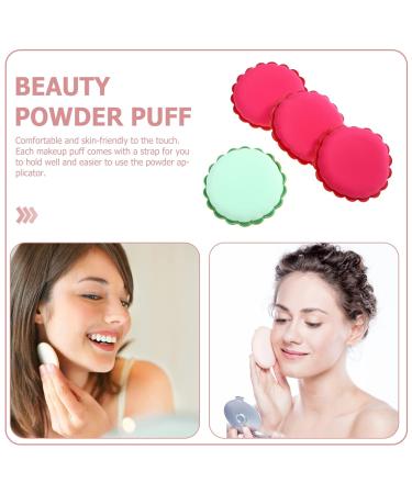 Buy Beaupretty 4pcs Sun Flower Puff Body Sponge & Cosmetic Applicator - Wet & Dry Makeup Puff & Elastic Hair Ties - International Shipping Available - Buy Online on GoSupps.com
