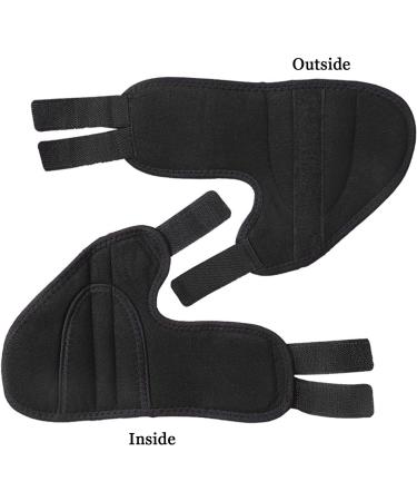 Bunion Corrector Brace - Toe Straightener & Pain Relief for Hallux Valgus - Nighttime Support for Women & Men - Black - Buy Online on GoSupps.com