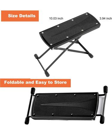 ZtohPyo 6-Position Height Adjustable Pedicure Foot Rest - Non-Slip Salon Step Stand for Easy Home Pedicures - Buy Online on GoSupps.com