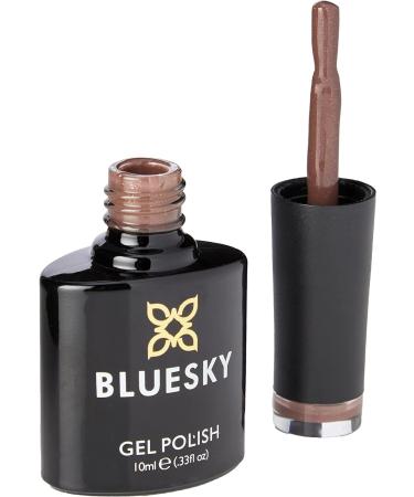 Bluesky Bluesky Gel Polish Mocha Shimmer A14 10 ml Gel Soak Off Nail Polish Purple Shimmer Brown Dark (Need to Cure Under UV/LED Lamp) Pack (x) Mocha Shimmer 1 count (Pack of 1) - Buy Online on GoSupps.com
