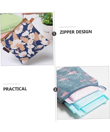 Exceart 2-Pack Zipper Bags for Women's Bandages & Menstrual Pads Ideal for Teenagers & Girls - Buy Online on GoSupps.com