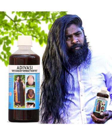PUB Herbal Hair Oil made by Pure Adivasi Ayurvedic Herbs 500 ml