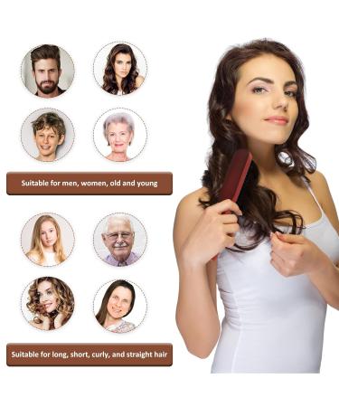 ShockAssist 2 Hair Brushes - Boar Bristles for Hair & Beard Styling | Soft Natural Bristles | Large & Small Sizes for All Hair Types - Buy Online on GoSupps.com