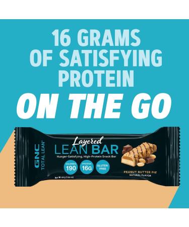 GNC Total Lean Layered Lean Bar - Chocolate Mint (9 Bars) | Healthy Snack for Weight Management - International Shipping Available - Buy Online on GoSupps.com