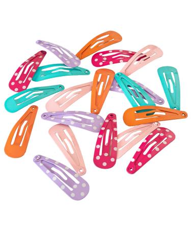 20 Pieces All-Loving Baby Girl Hair Clips - Colorful Mini Snaps for Kids & Women | Children's Hair Jewelry in White Box - Buy Online on GoSupps.com