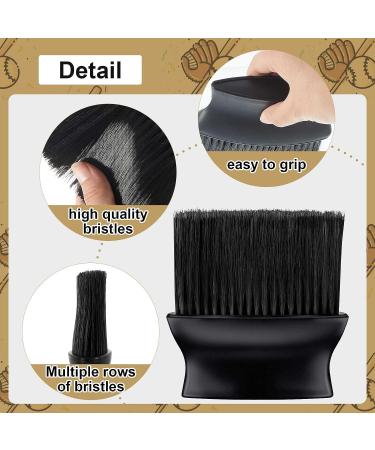 Deekin Baseball Umpire Brush Set - 2 Piece Home Plate Brush with Plastic Handle - Ideal for Baseball & Softball Referees - Black - 5 x 4.7 x 1.4 Inch - Buy Online on GoSupps.com