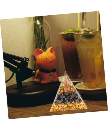 Crystal Ball Pyramid Ornament | Unique Resin Crafts & Desktop Decor - International Shipping - Buy Online on GoSupps.com
