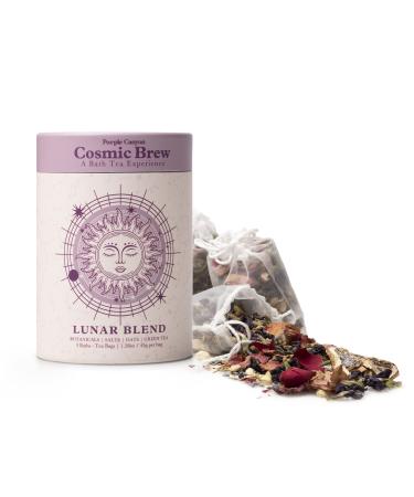 Lunar Blend Bath Tea by Purple Canyon | 3 Relaxing Bath Soaks with Lavender  Green Tea  Epsom Salt  and Essential Oils | Skin Care Gifts for Women Calming Lavender