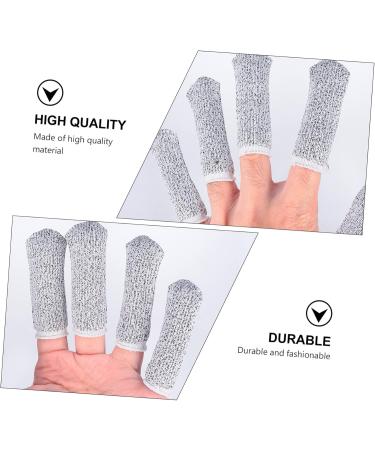 FRCOLOR 10pcs Finger Cots - Cut Resistant Guitar Finger Tips Thumb Protectors & Reusable Finger Caps for Ultimate Protection - Buy Online on GoSupps.com